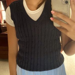 This is a blue argyle from Love Tree size small.